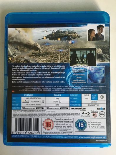 Skyline [2010] Eric Balfour, Scottie Thompson, Brittany Daniel, David Zayas & Donald Faison [Blu-ray Movie]