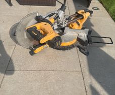 JCB Sliding Compound Mitre Saw 240V including blade