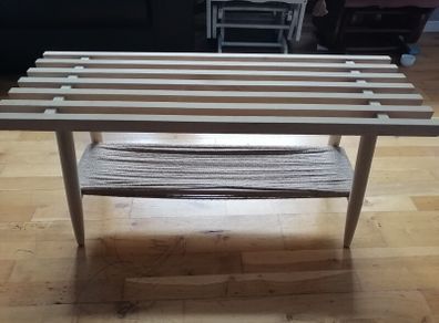 wooden bench