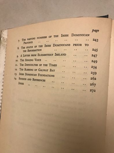 Rare 1st Edition-The Irish Dominicans