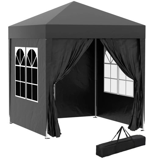 NEW SALE | 2 x 2m Pop-up Gazebo, Portable with Sidewalls | High-Quality Steel Frame | Water-Resistant | UV Protection | Blue