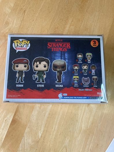 Stranger Things Robin Steve Vecna Funko Pop 3 Pack - New