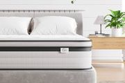 Double Mattress 4FT6, 10.6 Inch Gel Memory Foam Pocket Sprung Orthopedic Mattress Edge Support &amp; Motion Isolation Spring Hybrid Double Mattresses - Medium Firm Feel 135x190x27 cm