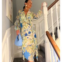 zara ruffle dress