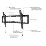 Universal Wallmount Tilt Large TV Bracket screen size: 40" - 86" Image 4