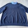 NEW Mens Navy 2 in 1 Knit Jumper 3XL Image 7
