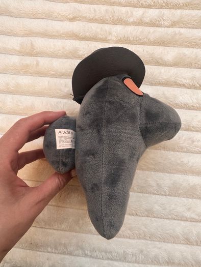 Among Us Grey Plush Soft Toy With Hat Gray  Toikido approx. 20 cm. Used Please see photos