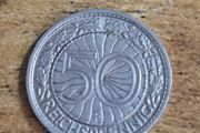 German Empire, Germany, 50 Reichspfennig 1927 F, great condition - free standard postage