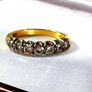 Victorian 18ct Gold Diamond Ring Image 6