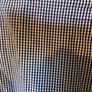 Naf naf navy and white tiny check waistcoat/ top. Lightweight cotton Image 4