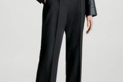 Calvin Klein - Slim Straight Trousers - Black - Size 40 Fits UK 12 to 14 - BNWT RRP 199.90