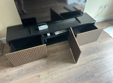 Like new Ikea TV bench with drawers