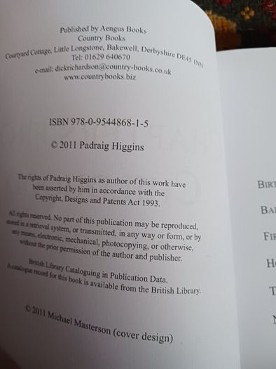 Chapters from Childhood/ Padraig J. Higgins/ 2011