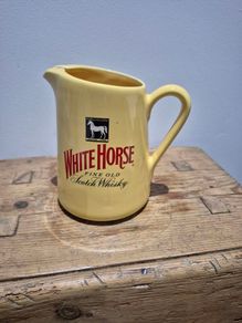 White Horse ceramic advertising whiskey Jug. Wade