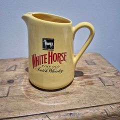 White Horse ceramic advertising whiskey Jug. Wade