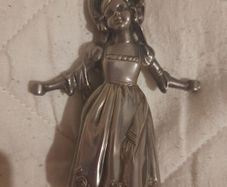 Rare Antique Mystery Clock Girl Pendulum Victorian Era
