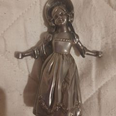 Rare Antique Mystery Clock Girl Pendulum Victorian Era