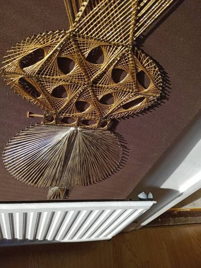 Large Mid-Century String Art