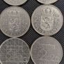 Netherlands 6 x 2 1/2 Guilden Coins Image 6