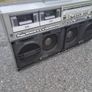 Vintage Sharp Boombox Gf-777z Stereo Double Metal Cassette Monster Ghettoblaster Image 2