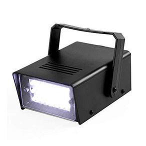 24 White LEDs Strobe Light DJ Disco Operated Party Stage Lighting Effect Lights DJ Stage Music Disco Lights