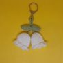 White crocheted flower Image 2