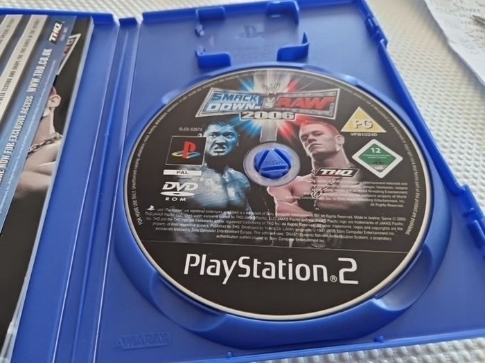 Smack Down vs Raw 2006 PlayStation2 Ps2 Games Original