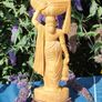 18" Vintage Sandalwood Asian Carving Image 5