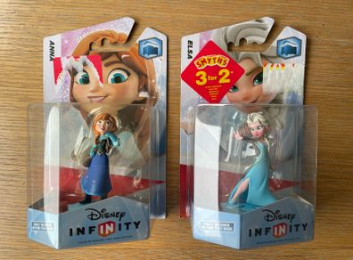 Frozen Disney Infinity Figures. Anna and Elsa.