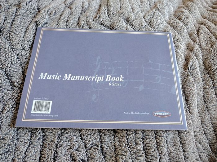 Music Manuscript Book