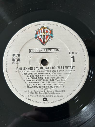 John Lennon Double Fantasy Vinyl