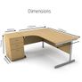 Large L-shaped Desk for Home Office Image 7