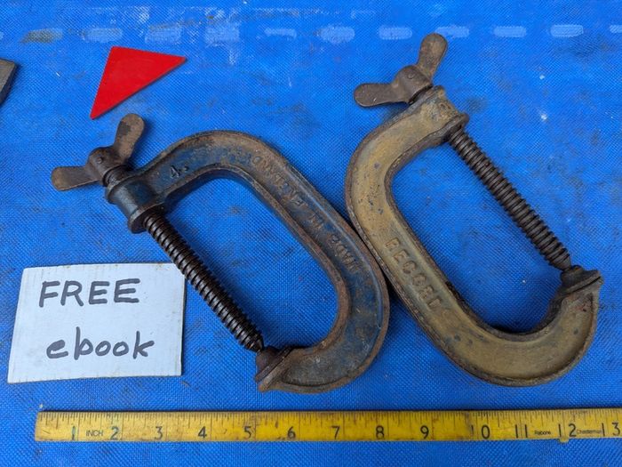 Pair of Record 4" G clamps