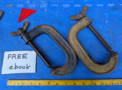 Pair of Record 4" G clamps