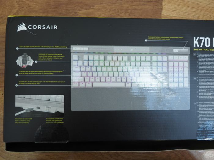 Corsair K70 Pro RGB Optical-Mechanical Gaming Keyboard