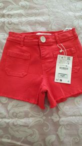 Zara red shorts