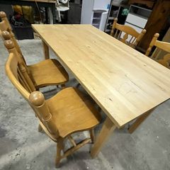 Table & 4 chairs