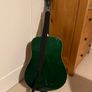 Vintage E400GN Acoustic Guitar Green Sunburst (Late 90s) Image 3