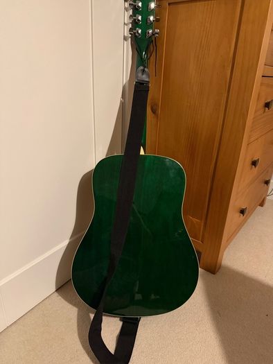 Vintage E400GN Acoustic Guitar Green Sunburst (Late 90s)