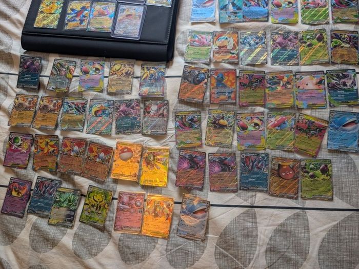 Pokemon Cards Bulk Lot, IR, Trainer Cards, Masterball, Ex, Charizard, Meowth, Pikachu