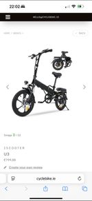 ISCOOTER U3 folding electric bike