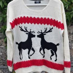 Pure Moda Reindeer Christmas Jumper