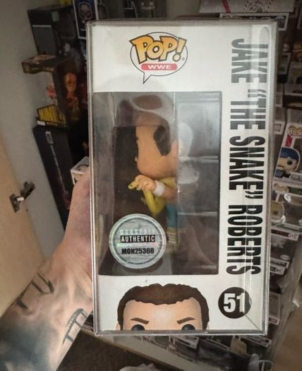 WWE WWF Legend Jake The Snake Roberts Chase Signed Funko Pop #51 AEW Autographed