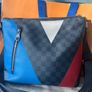 Authentic Louis Vuitton Damier Cobalt Mick PM N41639 America's Cup Image 9