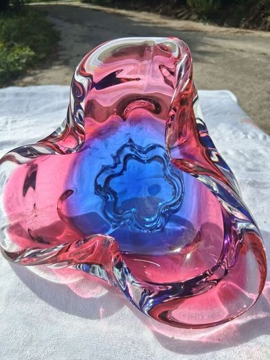 Joseph Hospodka Mid Century Glass Bowl