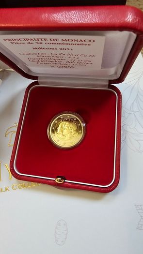 2021 Monaco Proof Marriage Prince Albert II