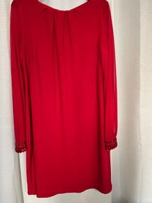 New Red Beaded Dress