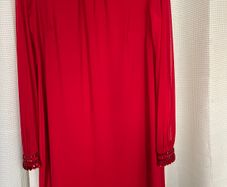 New Red Beaded Dress