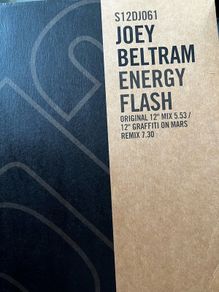 Joey beltram Energy flash 12" vinyl