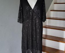 CurveWow black sequin dress, Size 26-28, BNWT